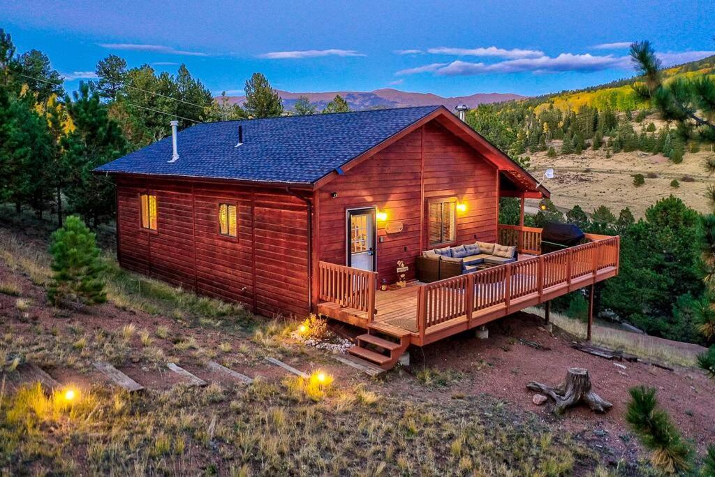 Monarch Landing, A Cozy Cabin W/360 Mountain Views 크리플 크리크 외부 사진
