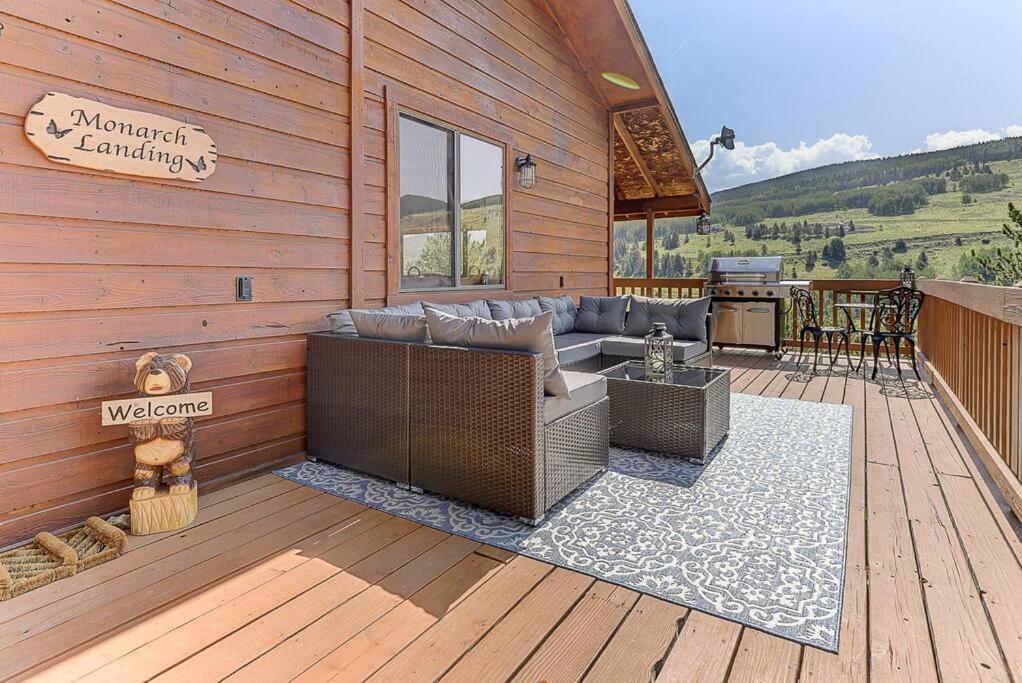 Monarch Landing, A Cozy Cabin W/360 Mountain Views 크리플 크리크 외부 사진
